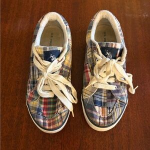 Vintage Polo Ralph Lauren multicolor Madre plaid sneaker size 7.5 Women’s